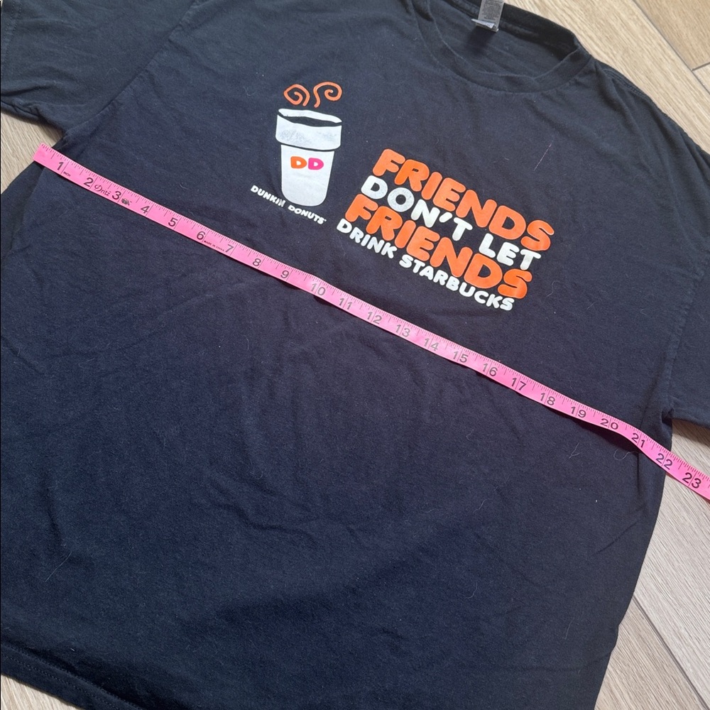 Dunkin Donuts FRIENDS Coffee T Shirt Size XL Graphic Coffee lover Starbucks - Picture 5 of 7
